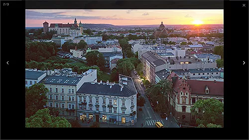 Zrzut ekranu pokazujący wyświetlanie obrazów na stronie