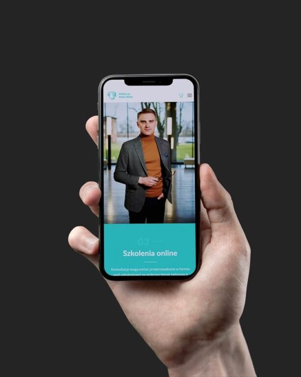 Visualization of the mobile website