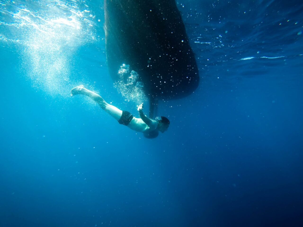 diving